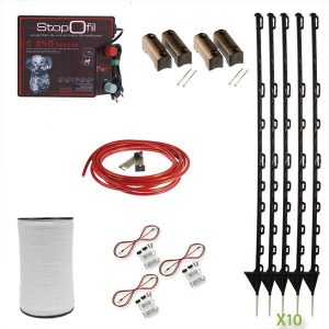 Kit clôture électrique anti lapin