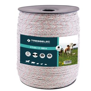 Bobine corde éléctrique Tresselec 3mm 1000m