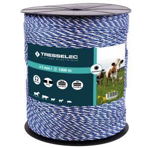 Bobine cordon éléctrique Tresselec 3mm 1000m
